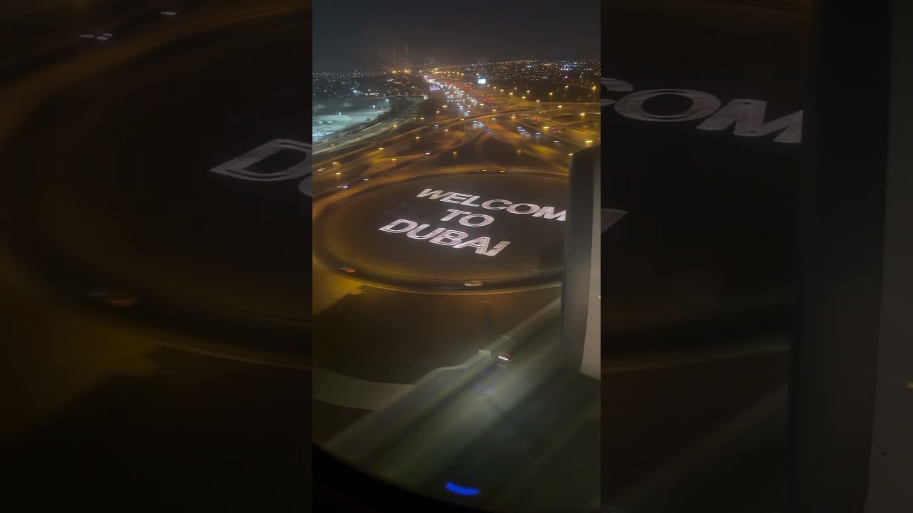 Landing in Dubai