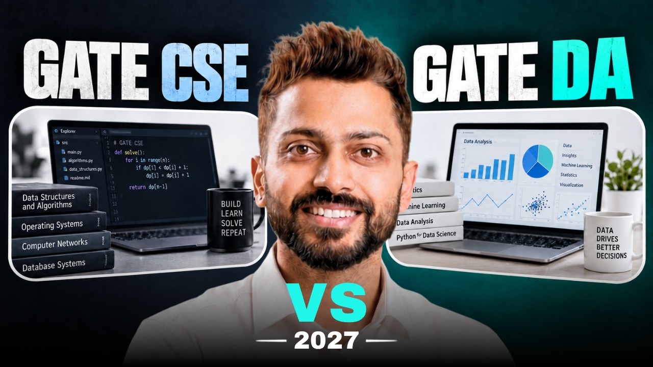 GATE CSE vs GATE DA: Which One Should You Choose 2027?
