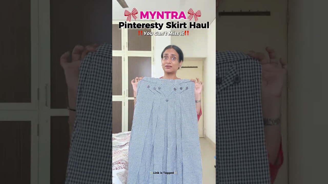 Myntra Prettiest Skirt ✨😍 #myntra #myntrahaul #skirt #fashion  #ashortaday #viral #shorts #meesho