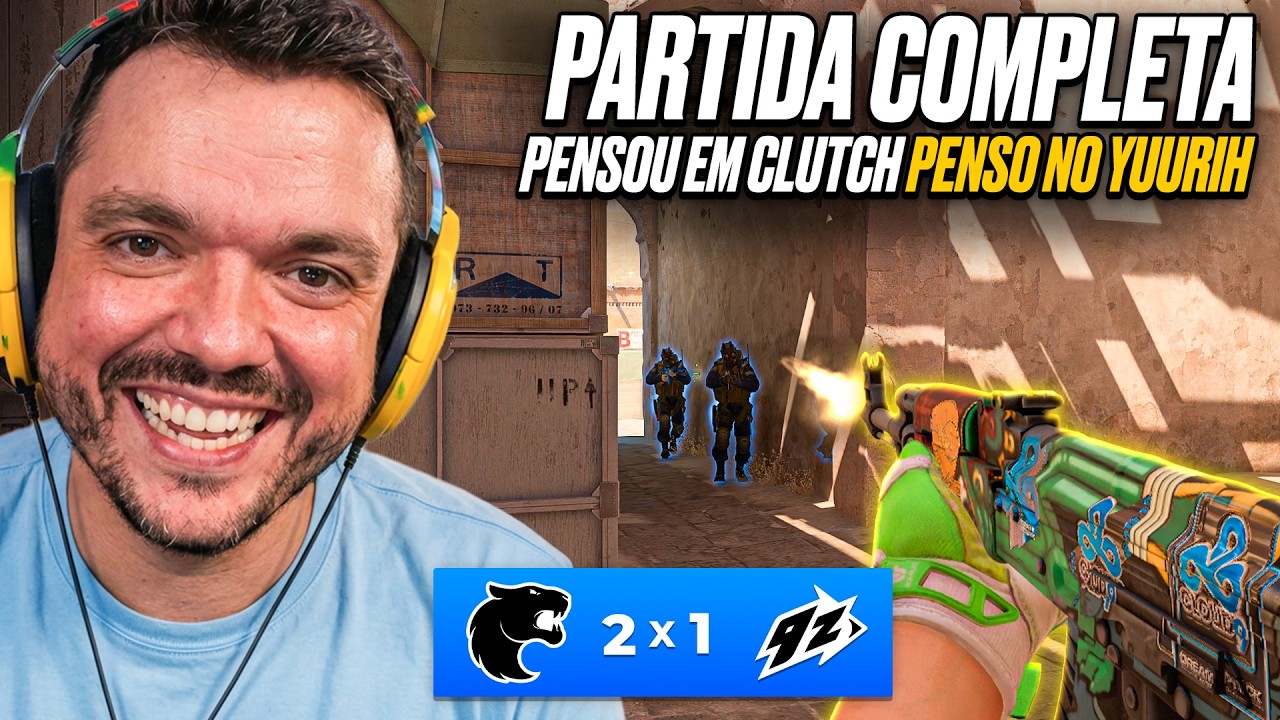 VALENDO PLAYOFF!! - FURIA x 9Z - PARTIDA COMPLETA - ESPORTS WORLD CUP
