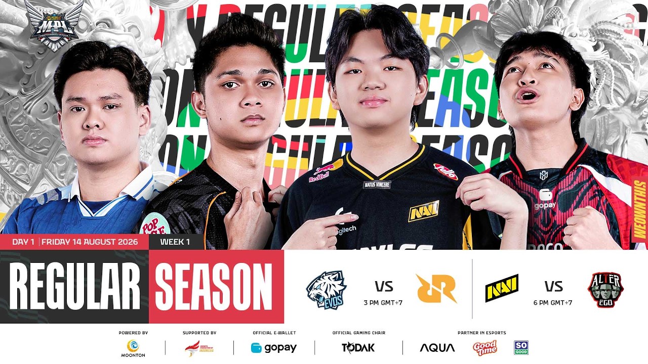 🔴 LIVE | MPL ID S18 | Week 1 Day 1 | English