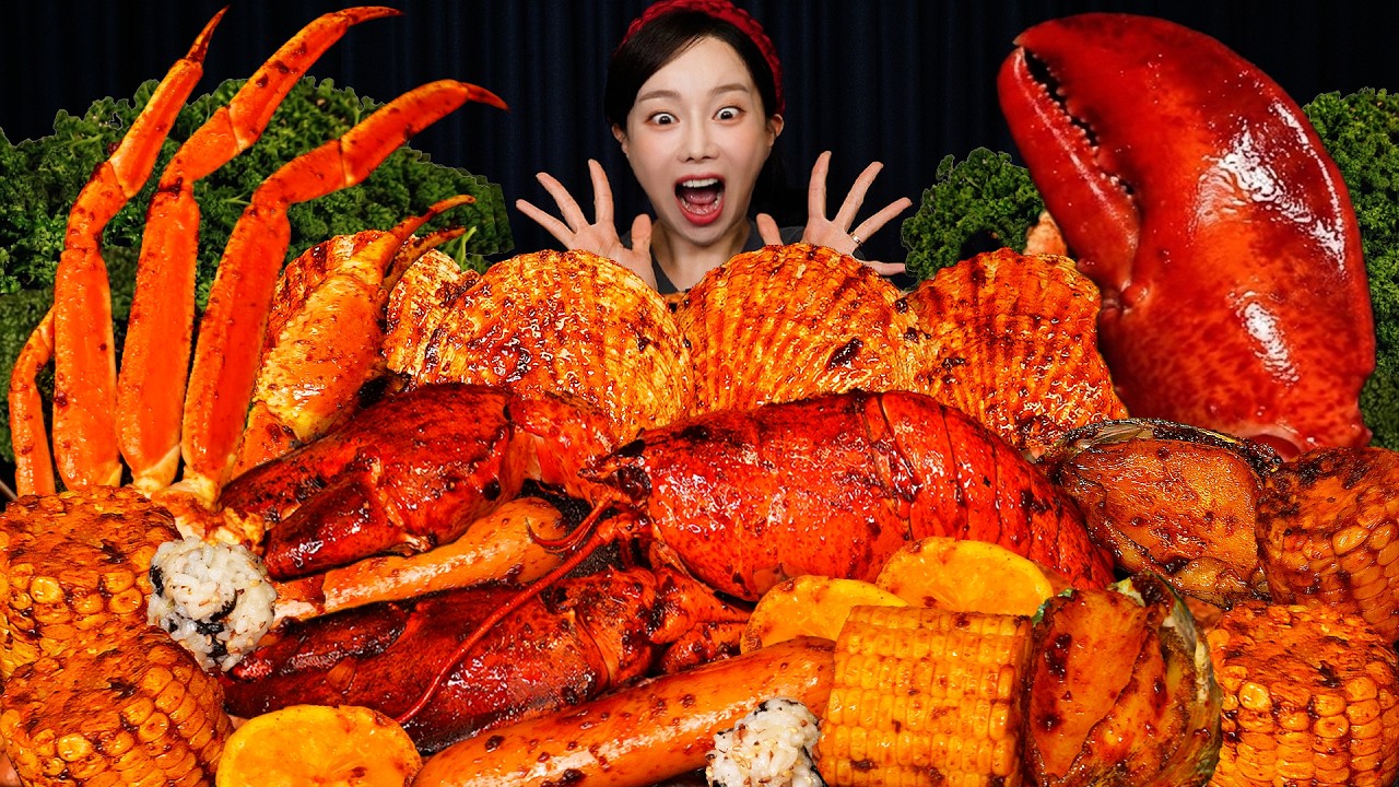 불닭볶음면 소스 🔥 로 만든 보일링 크랩 먹방🌶️ Boiling Crab with Super Spicy Buldak Sauce Mukbang ASMR Ssoyoung