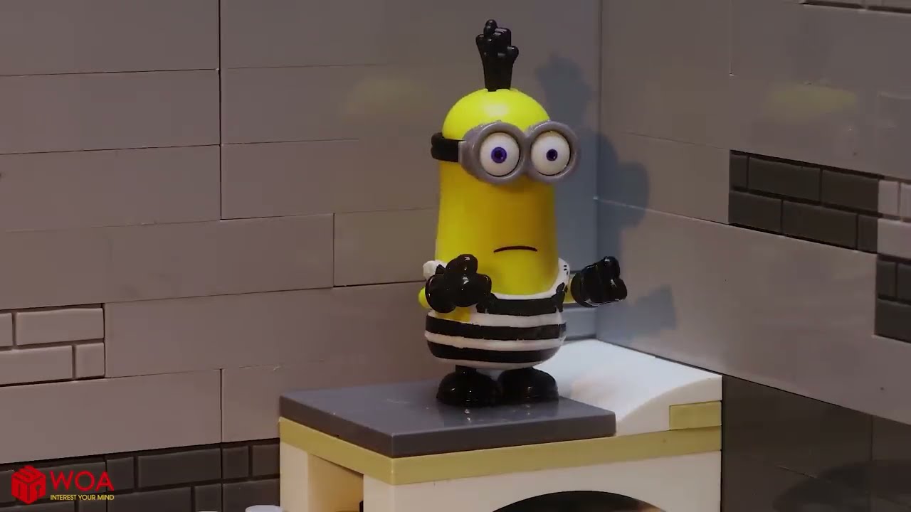 LEGO Minion Breakout Funny Situation by LEGO Land | Lego Stop Motion