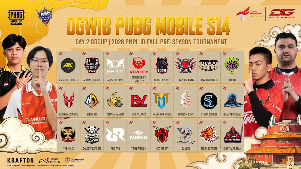 🔴DGWIB PUBG MOBILE SEASON 14 : GROUP STAGE DAY 2
