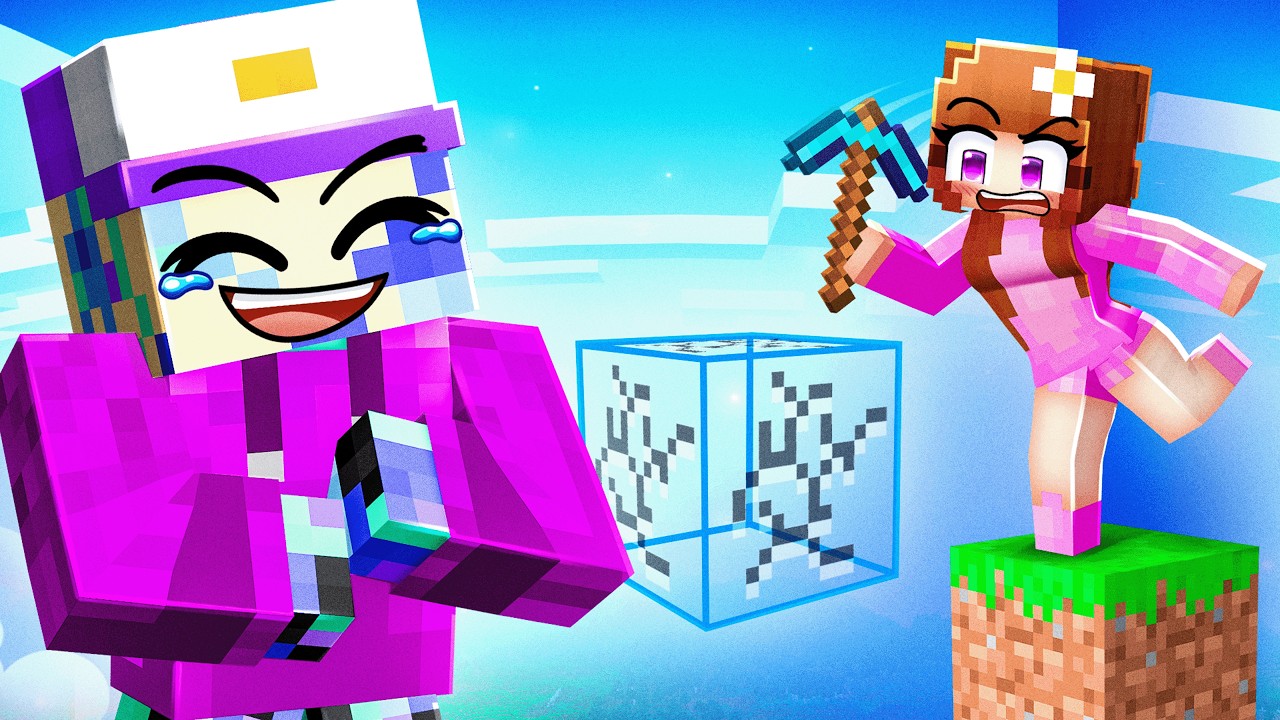 I Trapped My Friends on a FAKE ONE BLOCK!