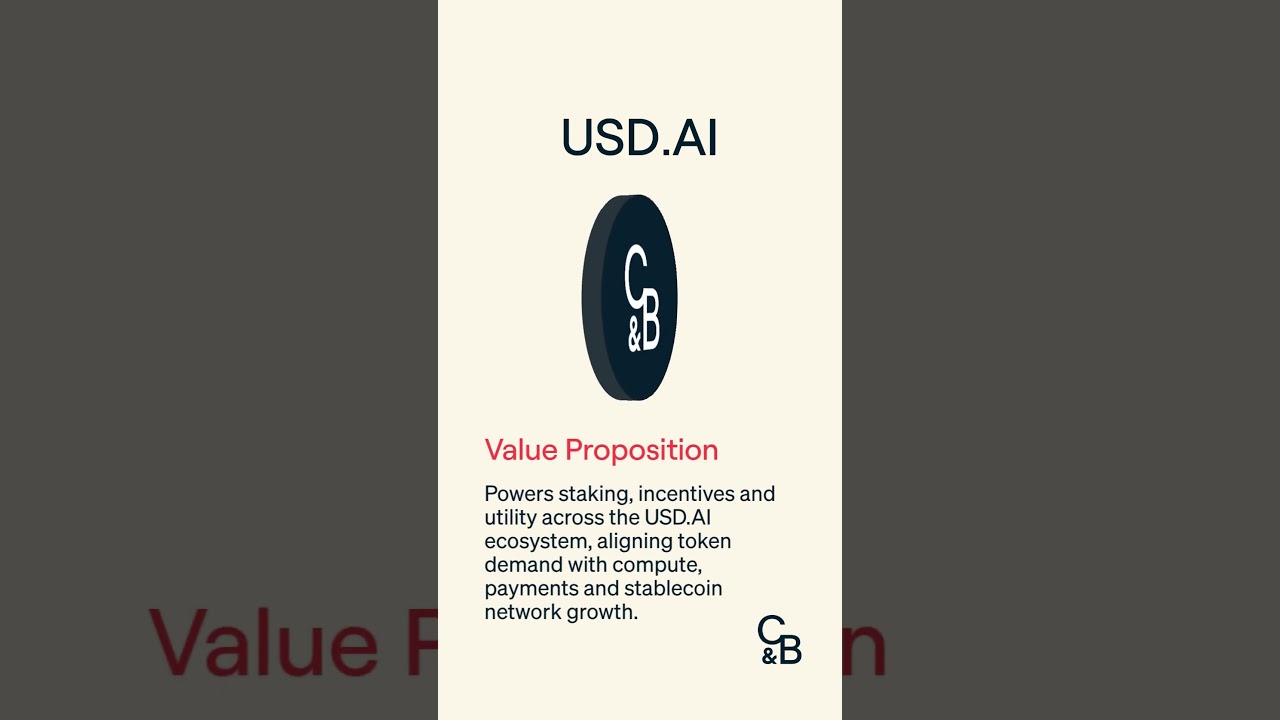 Trade USD.AI (CHIP) with Caleb & Brown – Governance Token for AI-Backed Stablecoin