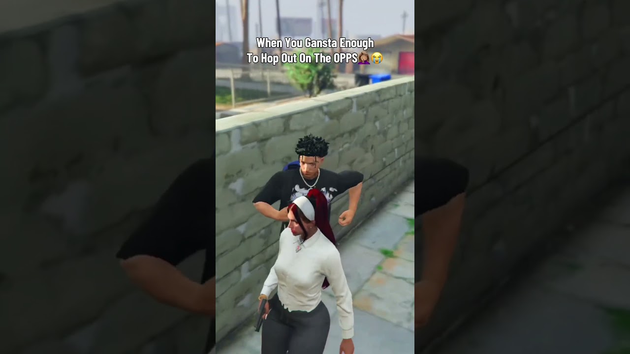 WHEN YOU GANGSTA ON GTA #gtarp #gta5rp #gta #roleplay #gtaonline