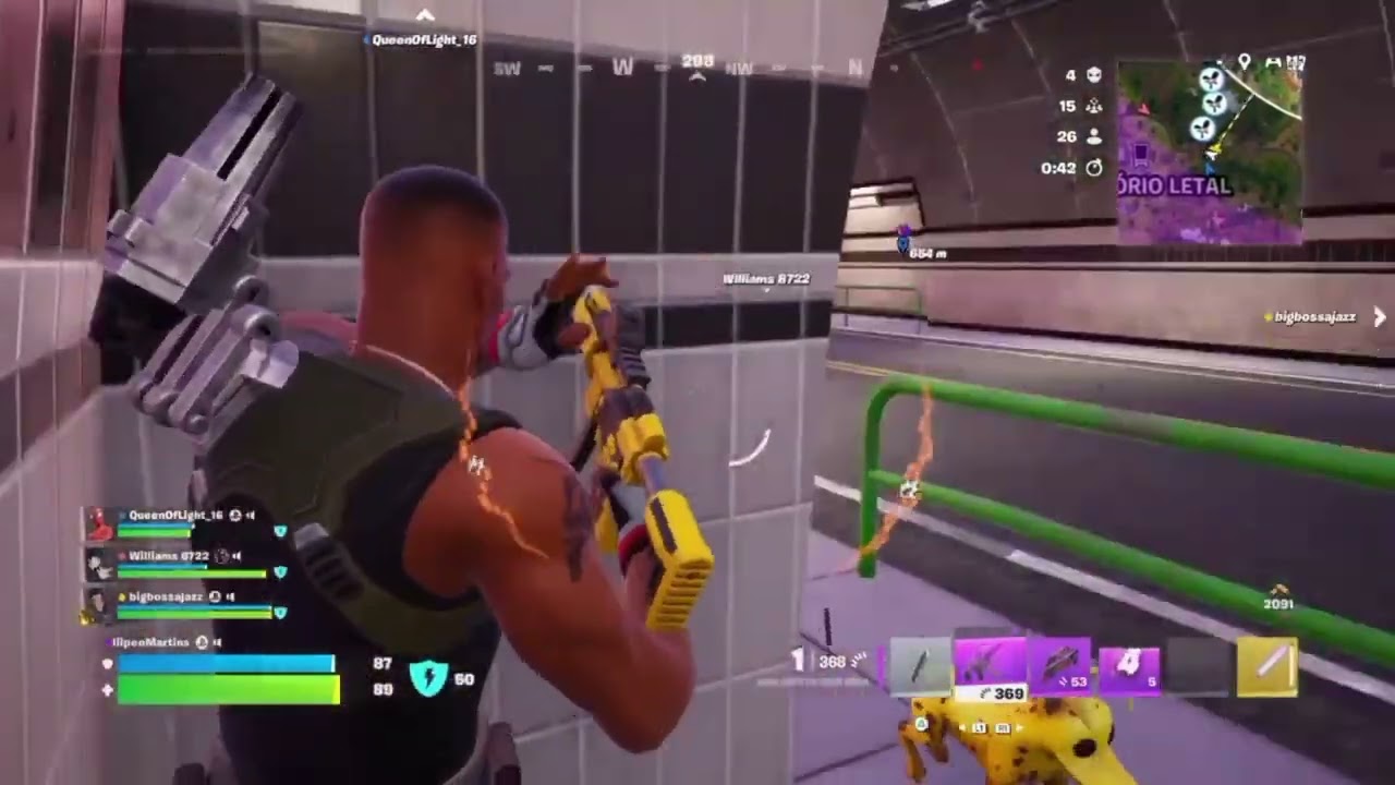 Fortnite - Victory Royale Partida em Squad 