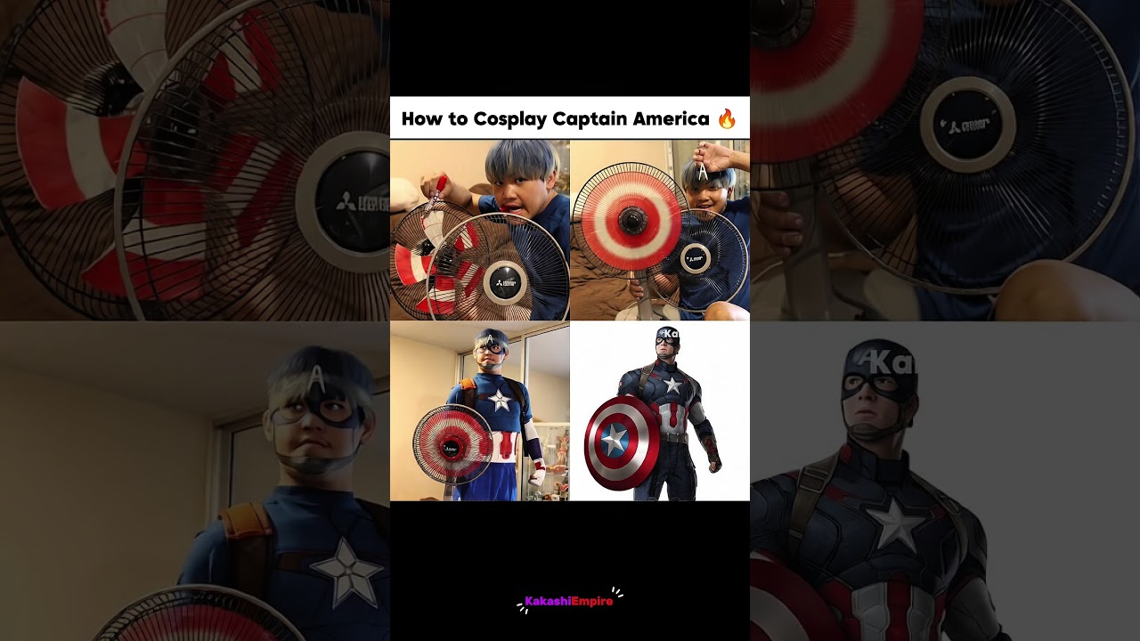 How to Cosplay Captain America 😂