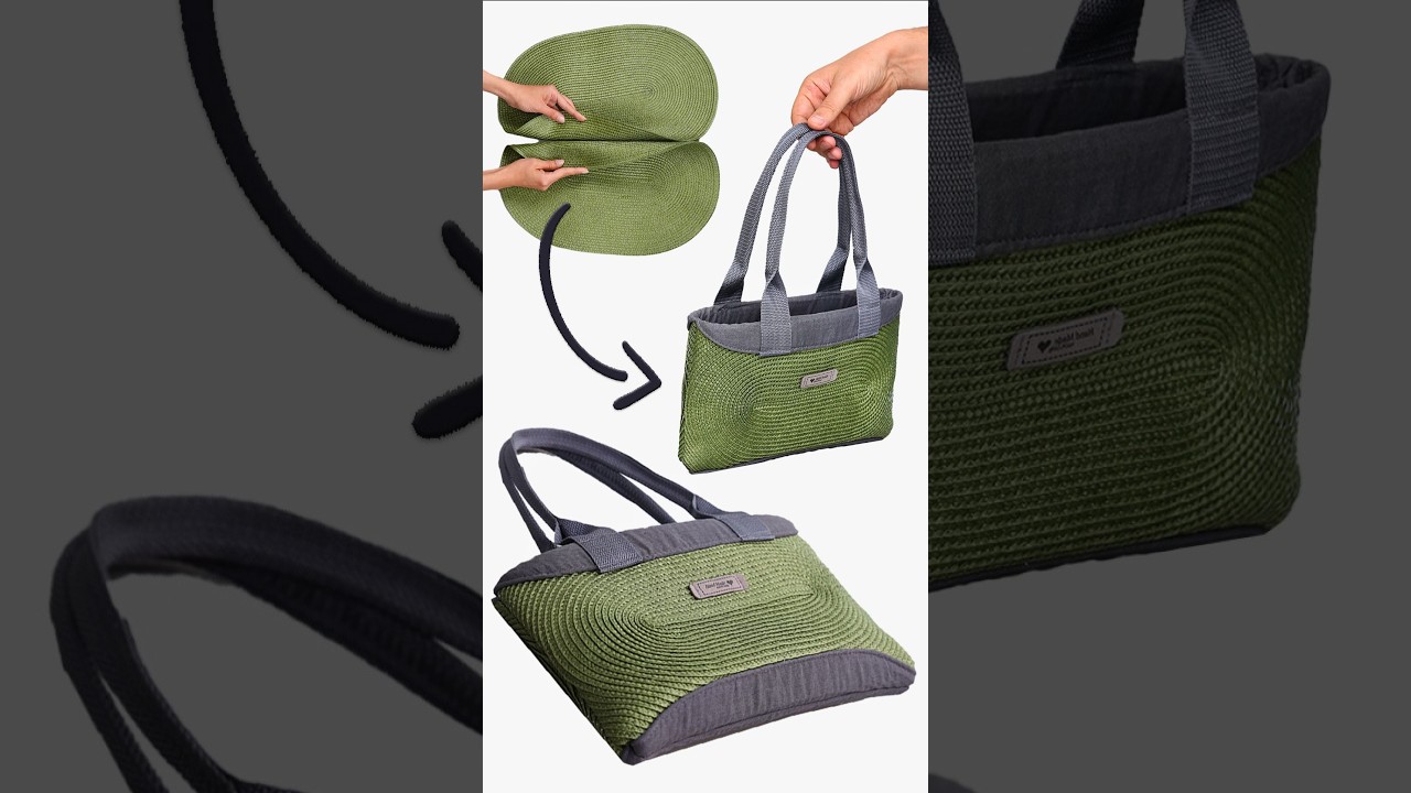 How to Transform Woven Placemats into a Tote Bag