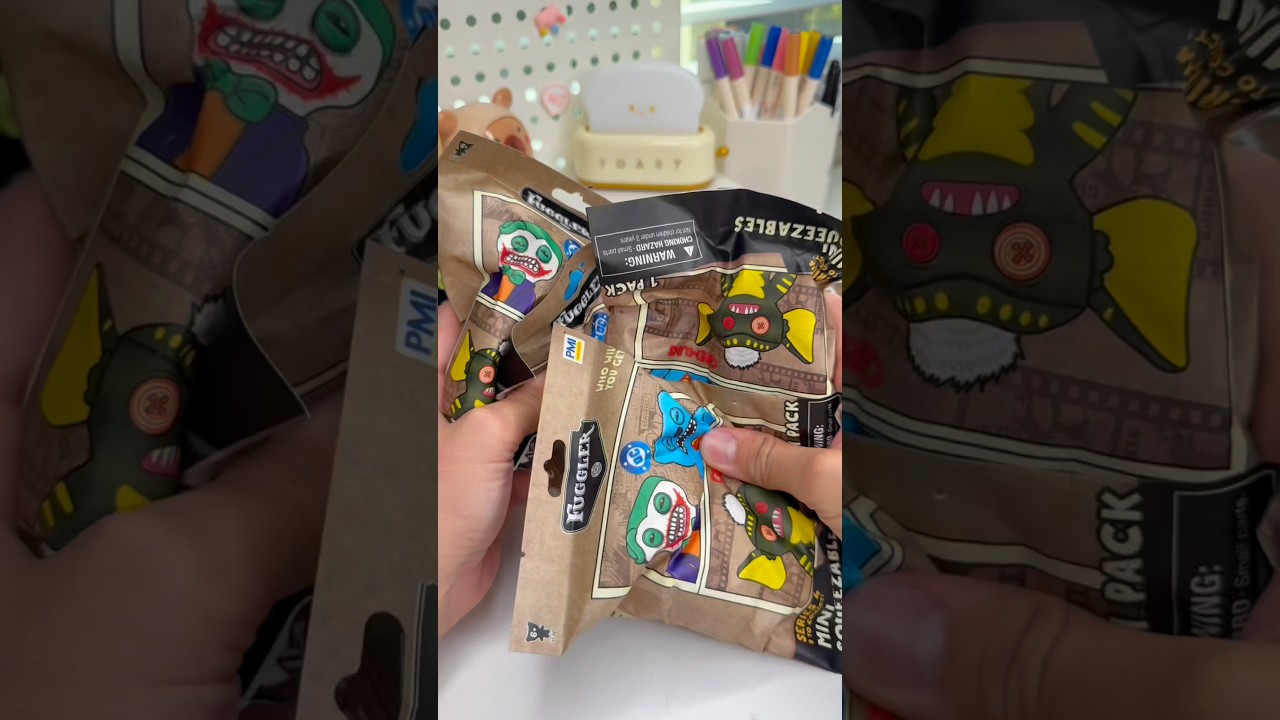 Open Fuggler Squishy Blind Bag👀 @fuggler @pmi_toys #fuggler #fugglerhaul #asmr #￼squishyasmr
