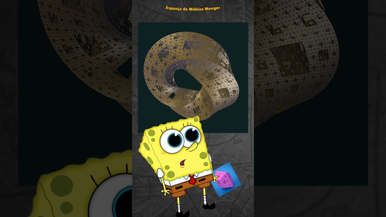 La esponja de Möbius Menger🧽🎗️ #curiosidades #fractal #humor #maths #physics #matematicas #shorts
