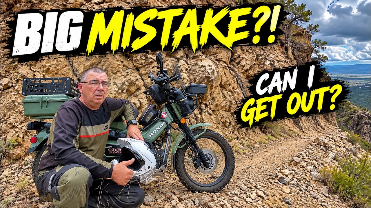 I May Have Made a BIG Mistake… Can I Get Out? | Honda Trail 125 Adventure