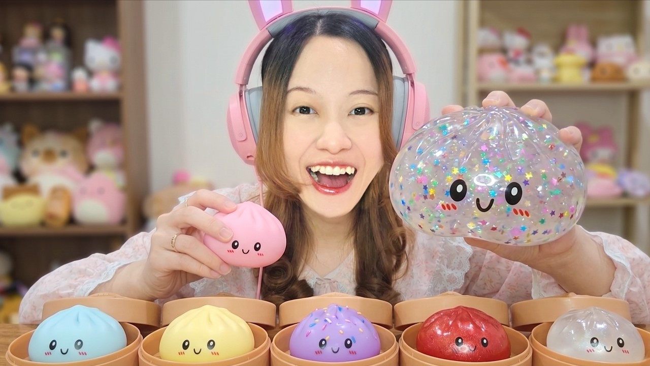 Unboxing Glitter Dumpling Squishy?!