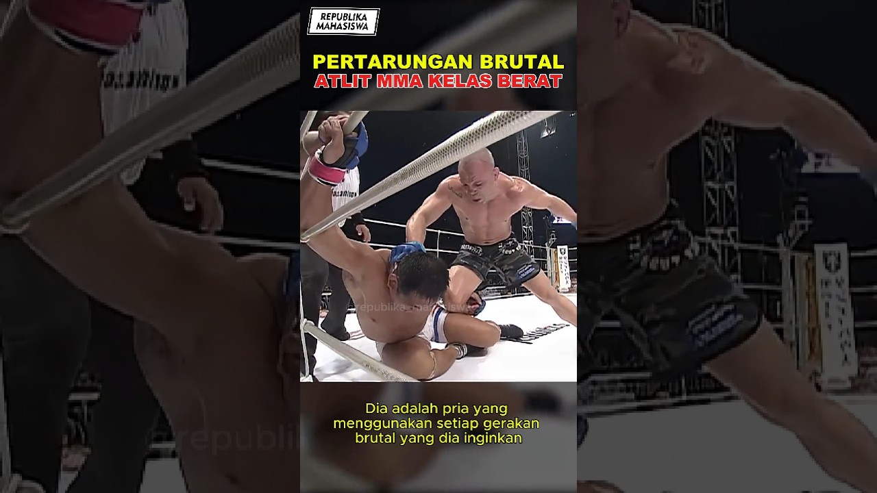 PERTARUNGAN BRUTAL ATLIT MMA KELAS BERAT!! TENAGANYA MONSTER  #ufc #mma #boxing #sport #sports