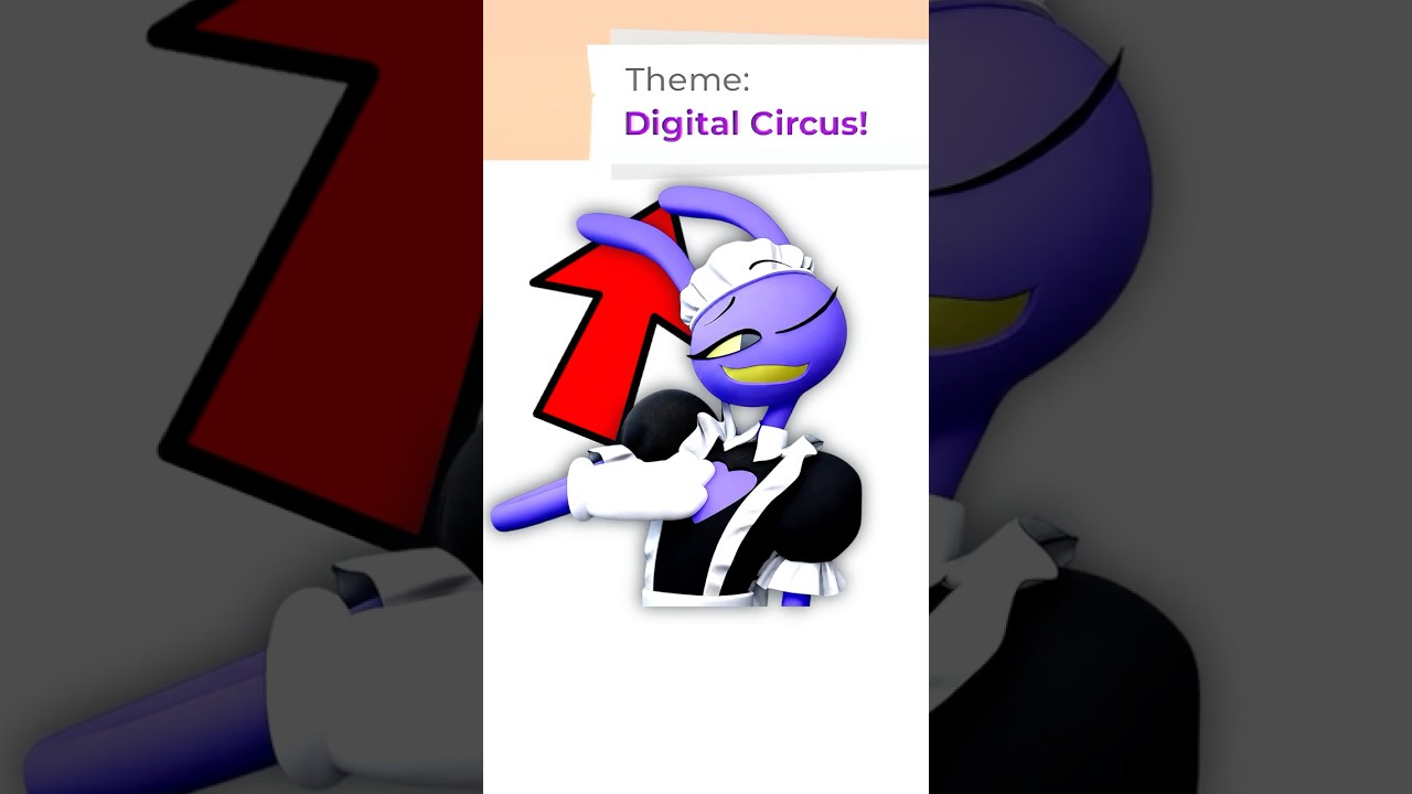 [ Maid Jax ] ROBLOX Speed Draw MEMES 🤣 The Amazing Digital Circus #art #roblox #speeddraw