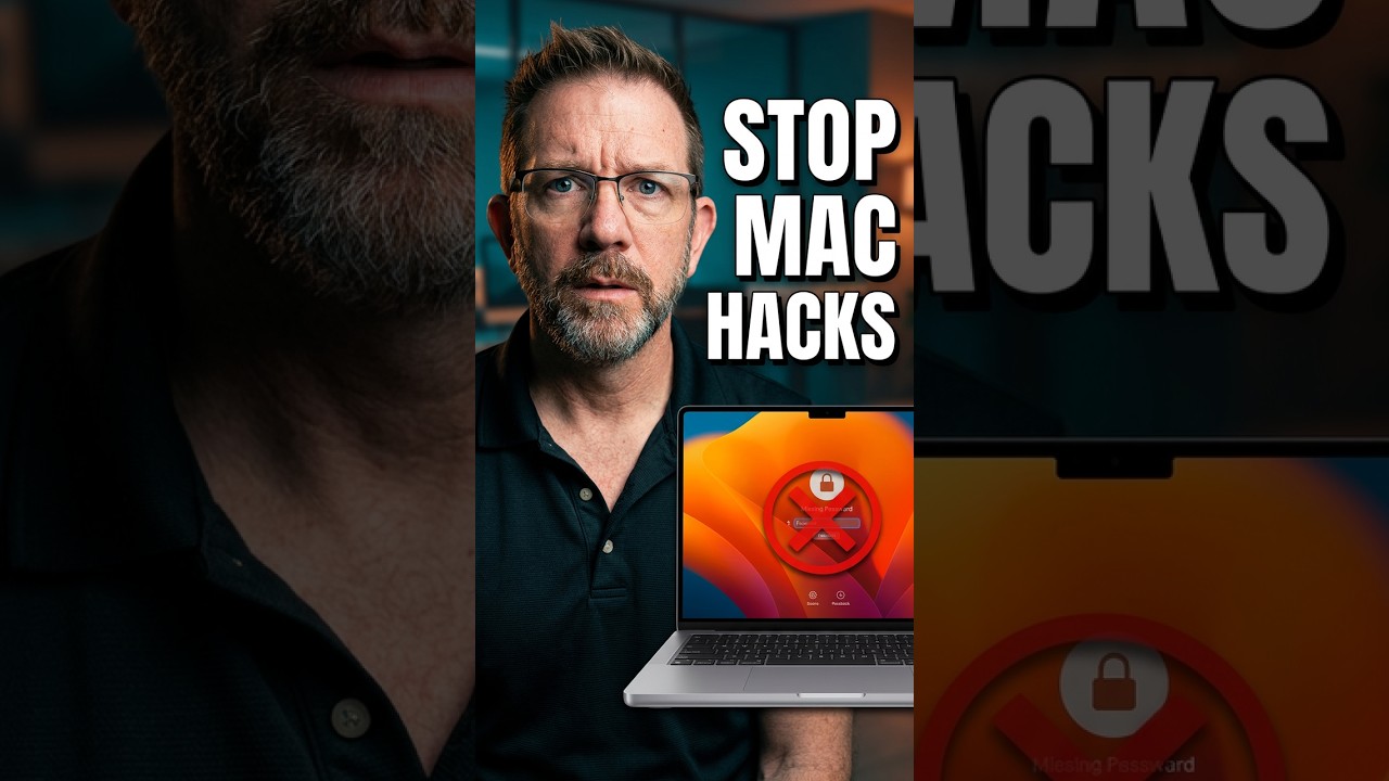 Don't leave your Mac vulnerable! Lock it down!