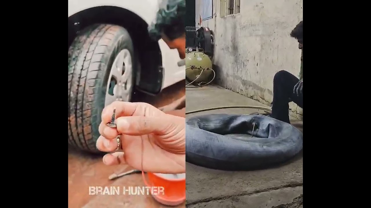 Indian vs foreign country tyre puncture #automobile #youtubeshorts #viral #funny #automobile