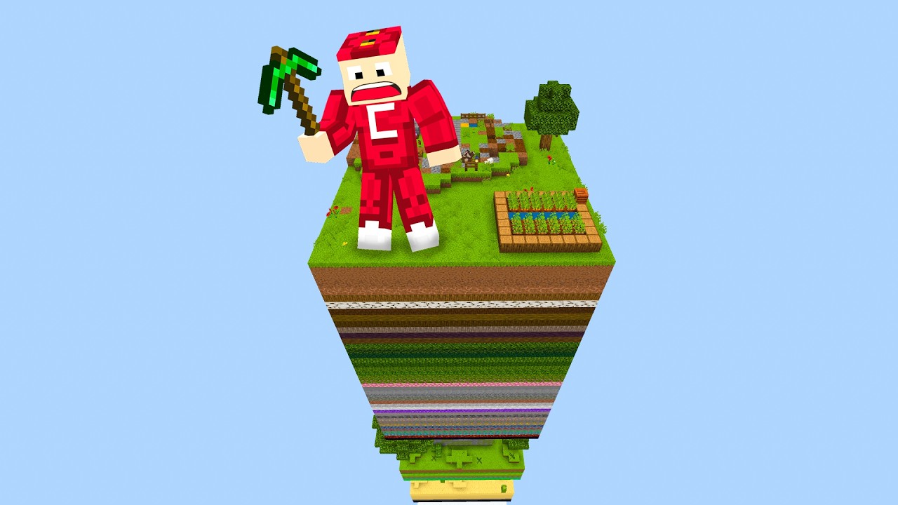 Minecraft Nhưng Sinh Tồn Trên 150 Lớp