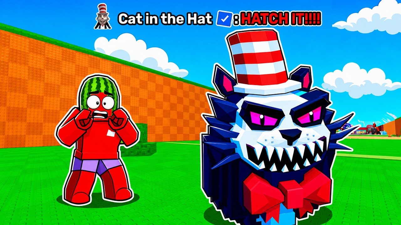 Cat in The Hat Joins Steal an Egg