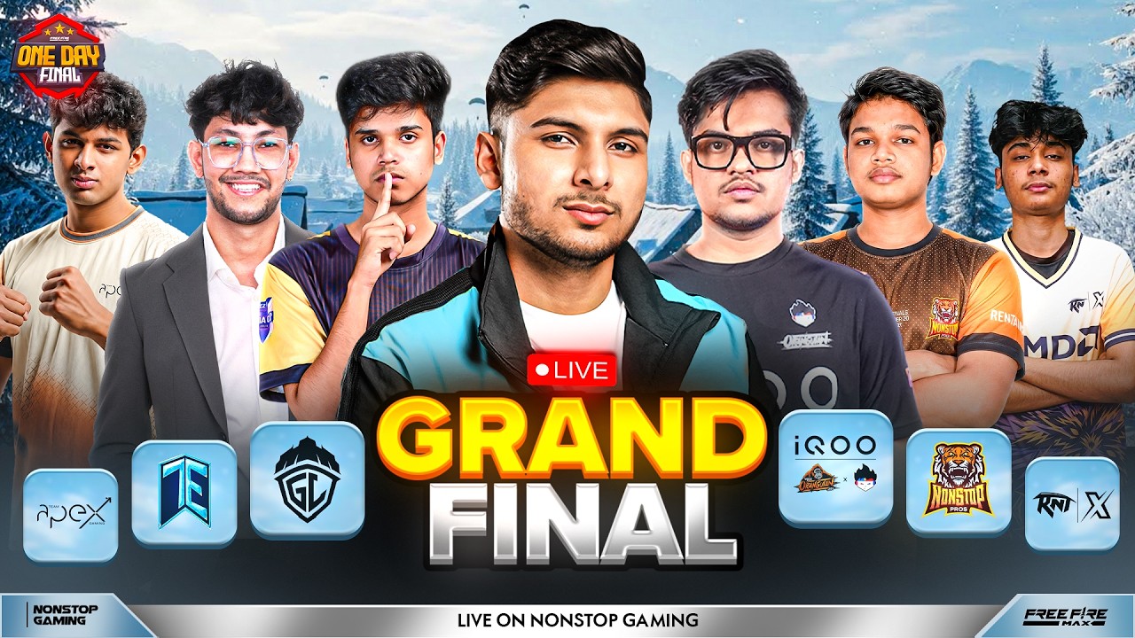 GRAND FINALE HARDEST LOBBY 🥵 ||  NG vs TE vs TSG vs TAG vs GODL   #nonstopgaming