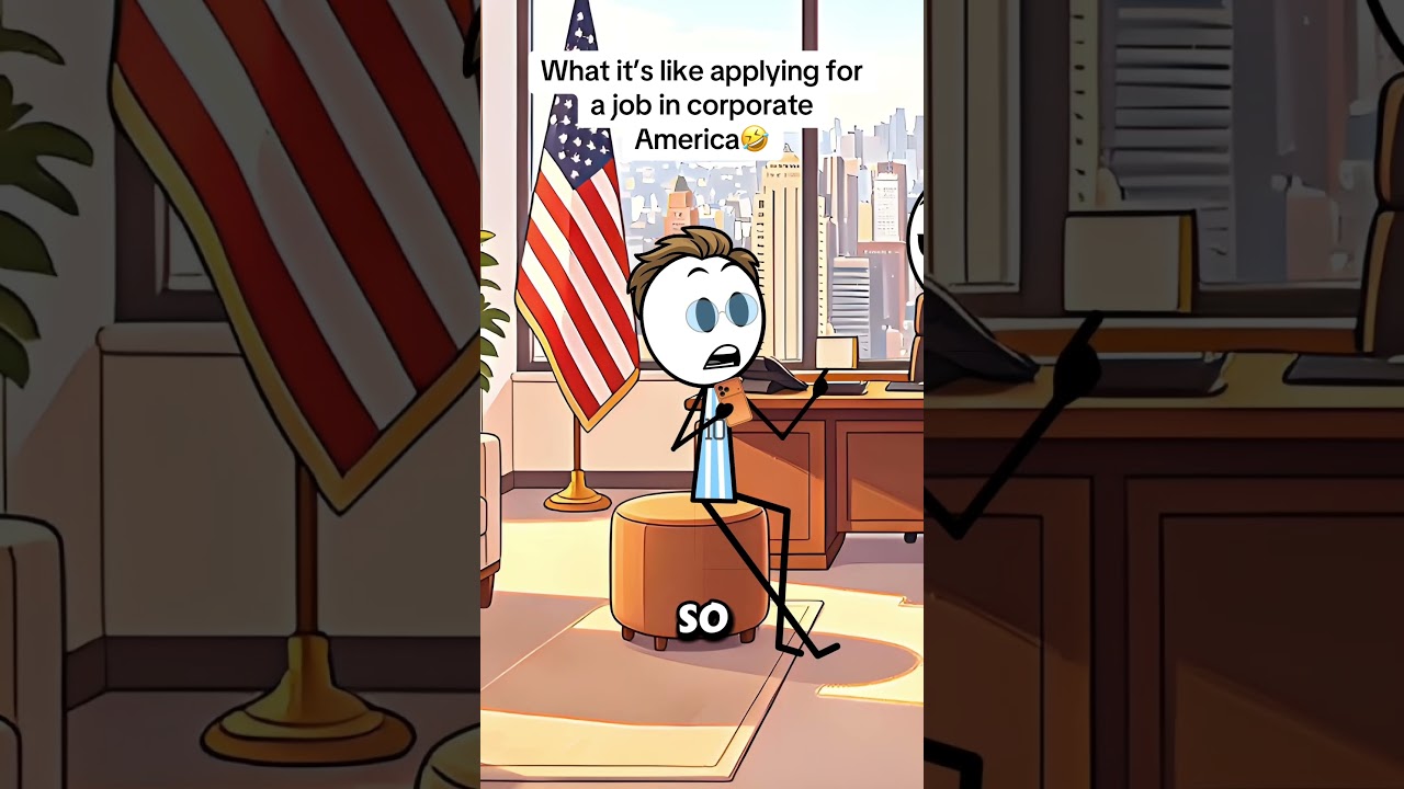 What it’s like applying for a job in corporate America🤣 #comedy #job #personalfinance #corporate