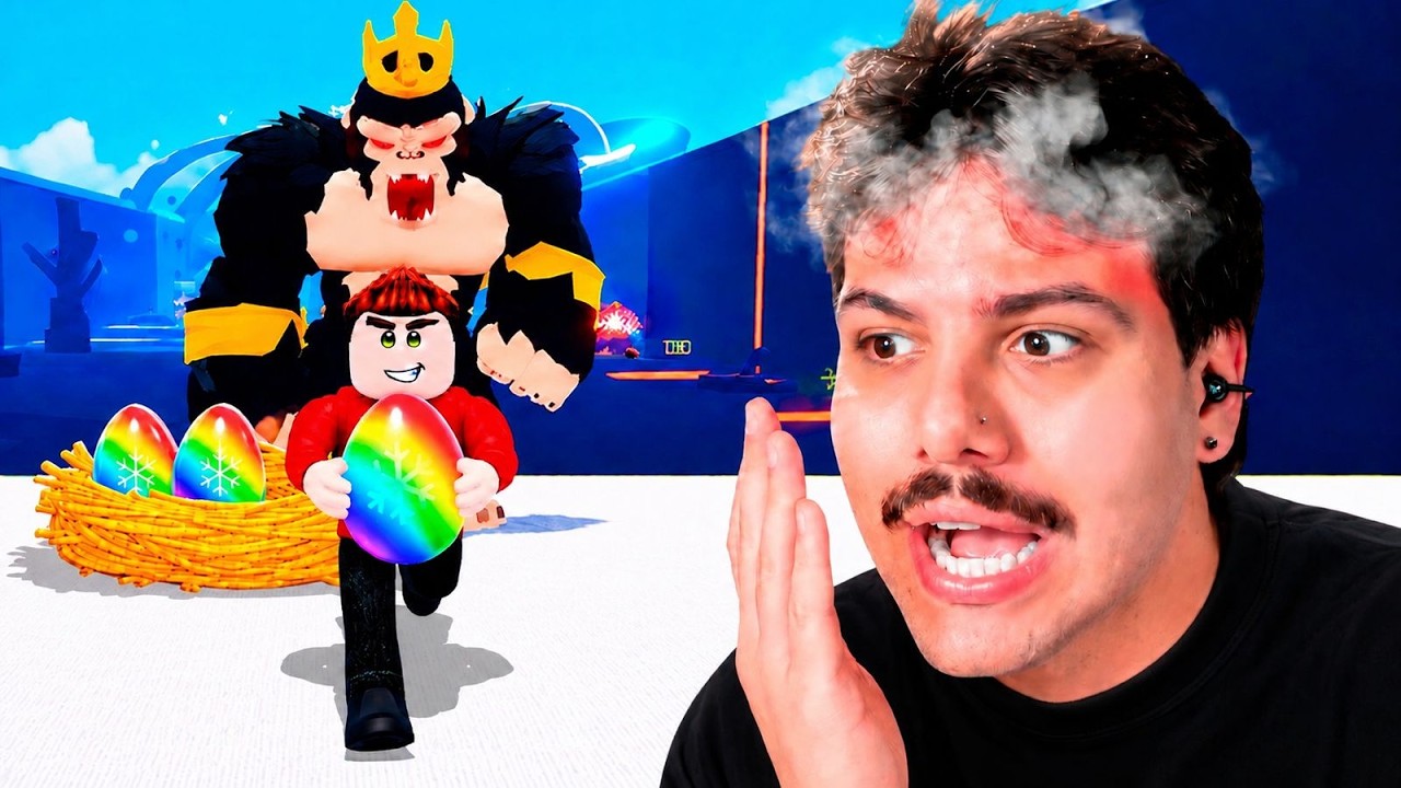 comecei a ROUBAR OVOS no ROBLOX e me ESTRESSEI