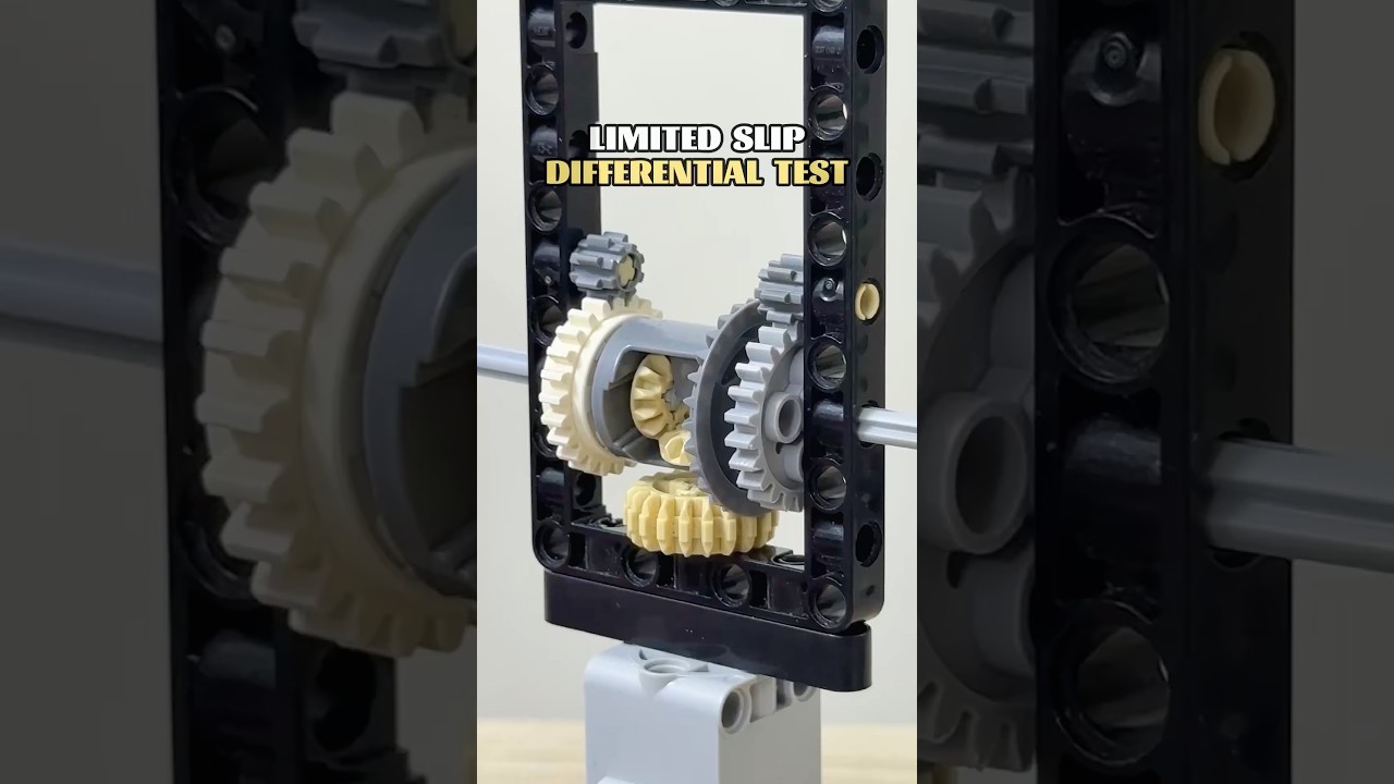 Limited Slip Differential Test #lego #mechanical #engineering