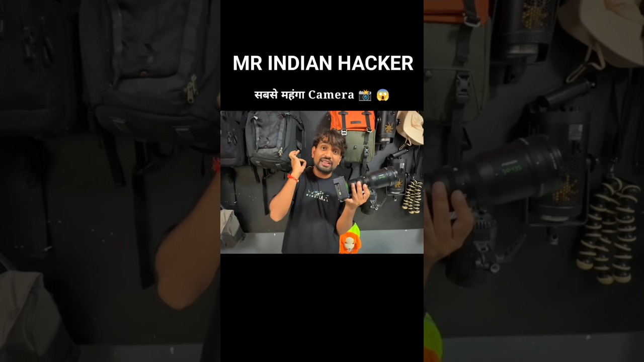 सबसे महंगा Camera 📷 🫡 | MR INDIAN HACKER | #camera #collection #mrindianhacker #shorts
