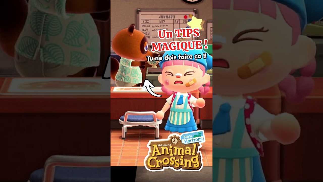 UN TIPS INDISPENSABLE ! #animalcrossingnewhorizons #shortsfeed #animalcrossing #acnh