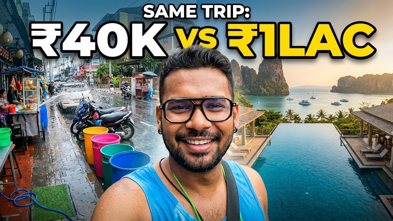 Budget vs Luxury Thailand: ₹40K vs ₹1Lac Reality Check
