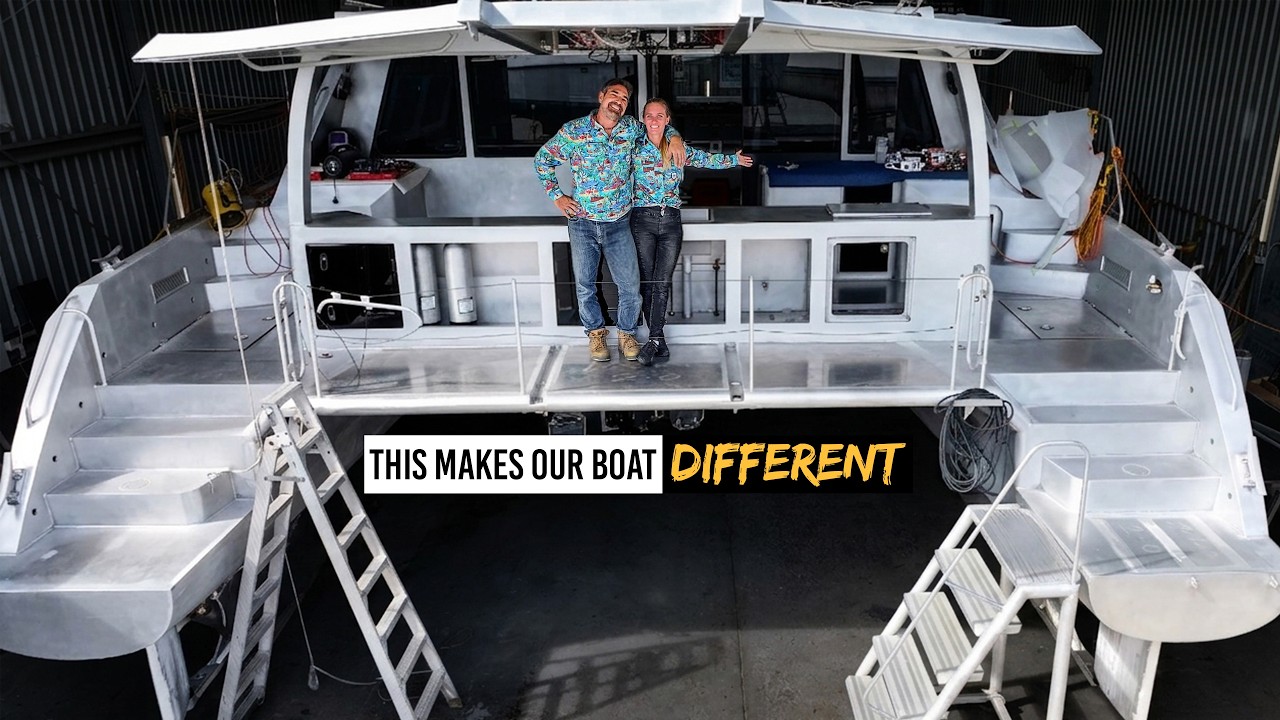 Now You Can See Why 😮 Aluminum Catamaran Build Pt. 77