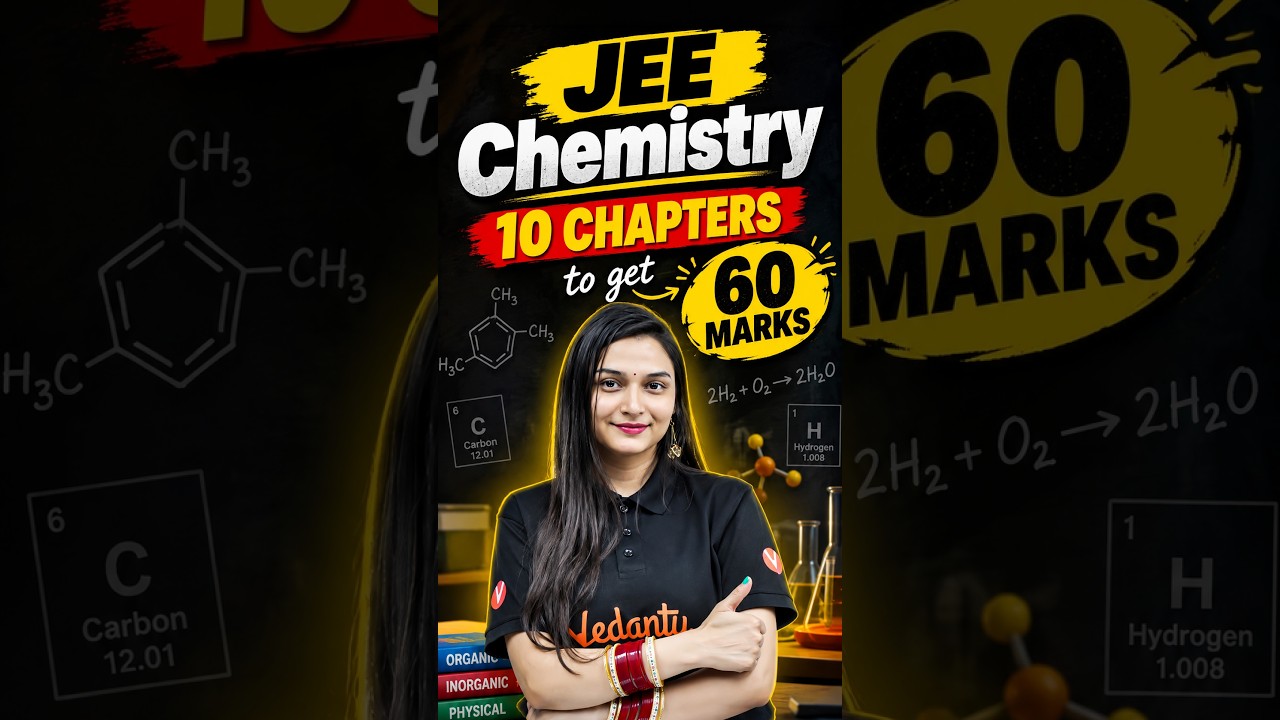 JEE MAINS 2027 Exam Dates Out! Don't Leave these Chemistry Topics! #jee #jee2027 #Iitjee #jeeexam