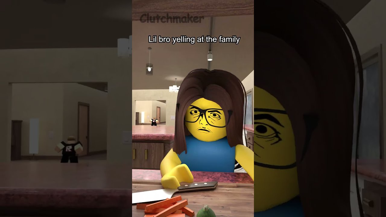 Lil bro yelling at the family 💀 #shorts #robloxanimation #roblox #fypp #memes