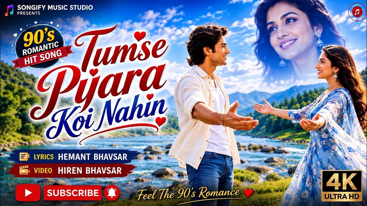 New Song 2026 ❤️ | Tumse Pyara Koi Nahin 💕 | 90s Romantic Hindi Love Song | Couple Song