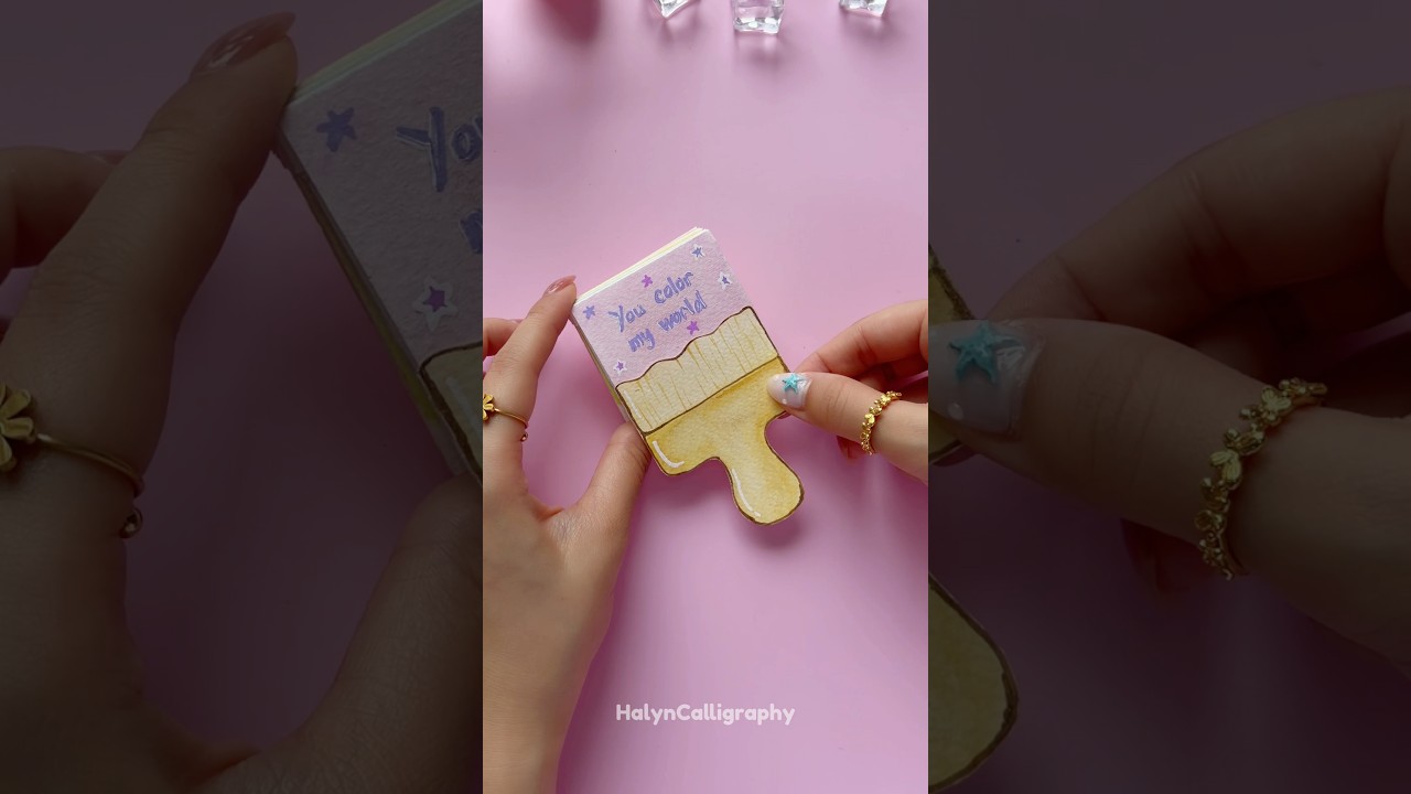 Cute Gift Idea 🌈 Unique Handmade Love Card