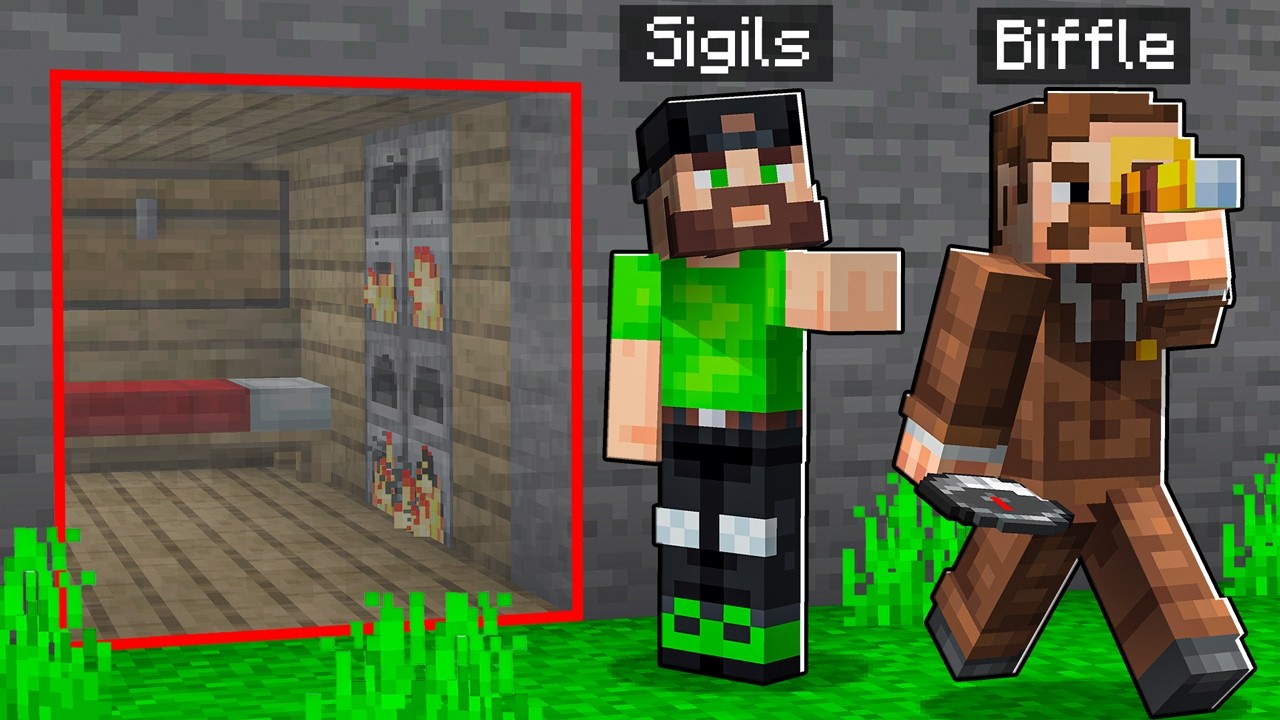 Protecting my SECRET Base in Camp Minecraft