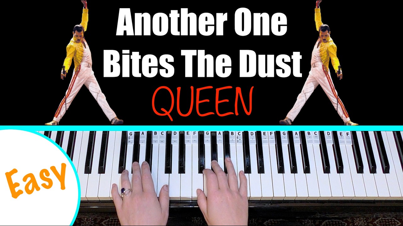ANOTHER ONE BITES THE DUST - Queen Piano Tutorial [Bass Part]