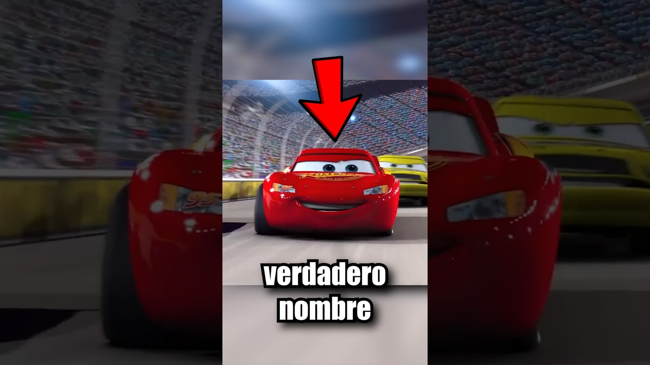 ¿Sabías que Rayo McQueen oculta su verdadero nombre? 😨 #cars
