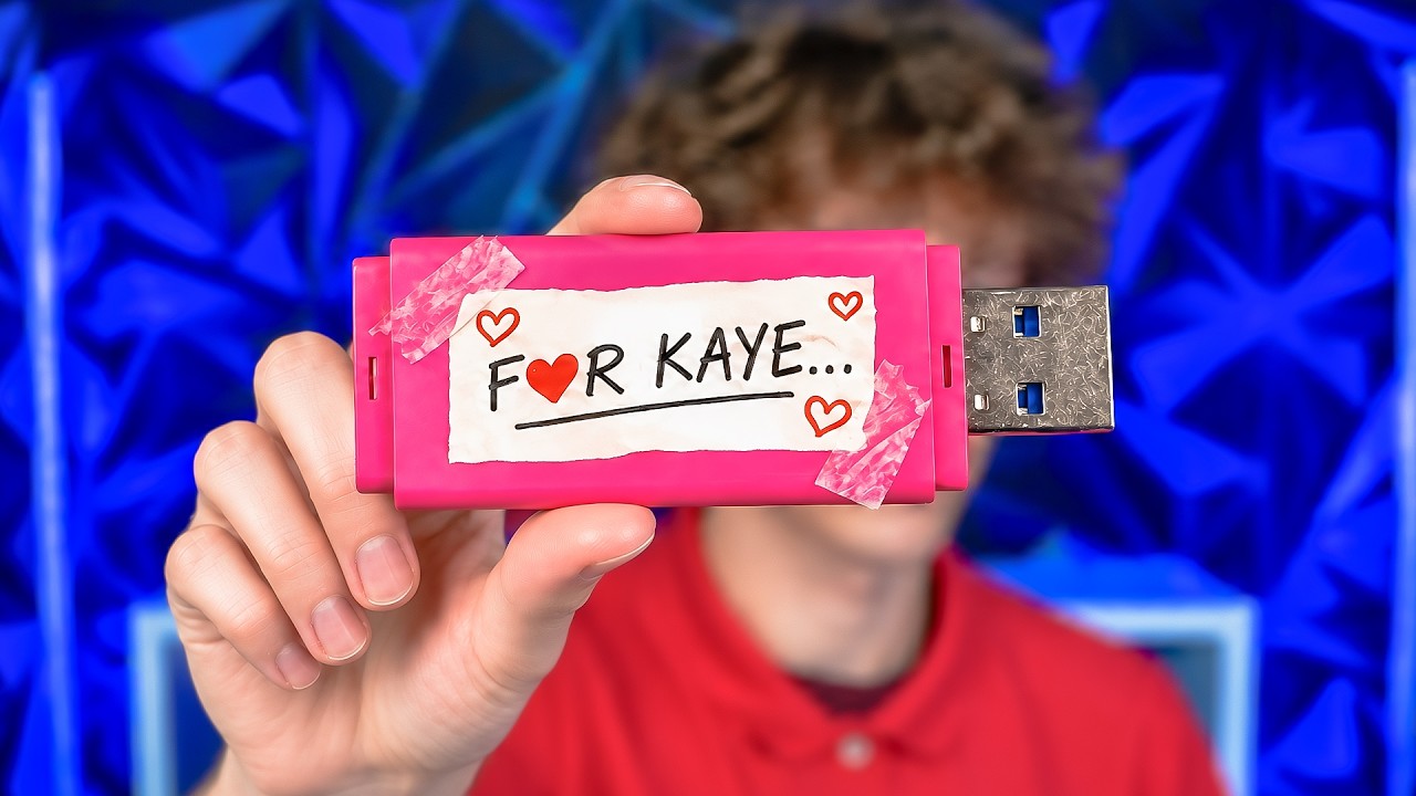 a CRAZY FAN GIRL sent me this Roblox USB...