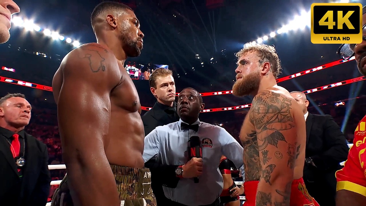 Anthony Joshua (ENGLAND) Vs. Jake Paul (USA) | 4K - FULL HIGHLIGHTS    #boxing #sports #combat