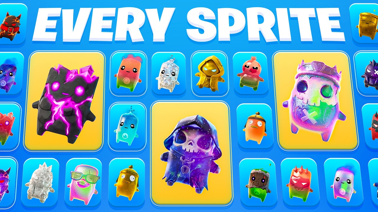 Collecting & Mastering EVERY SPRITE SPEEDRUN!