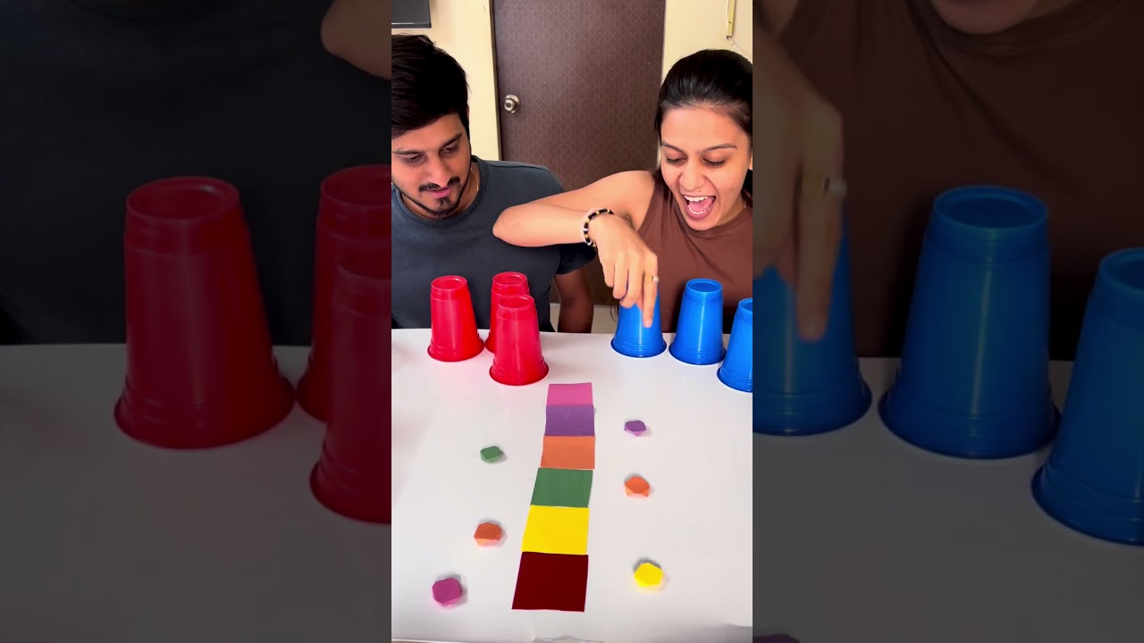 GUESS THE CORRECT COLOUR 🎨 Only Lucky Couples Win This! 😱🔥 #challenge #funny #viral