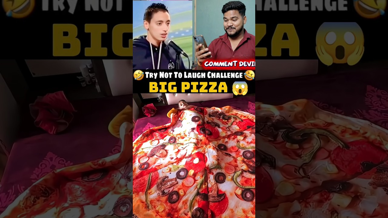 Big Pizza 😱 #souravjoshivlogs #shortsfeed #cycle #funny #viral