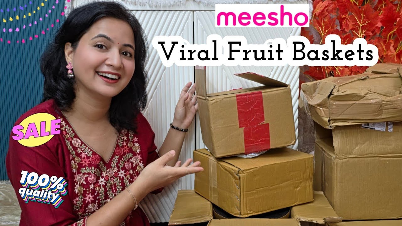 Meesho Fruit Baskets Haul 💕 | Meesho Kitchen Items | Useful &  Stylish Items | Neema's Talk