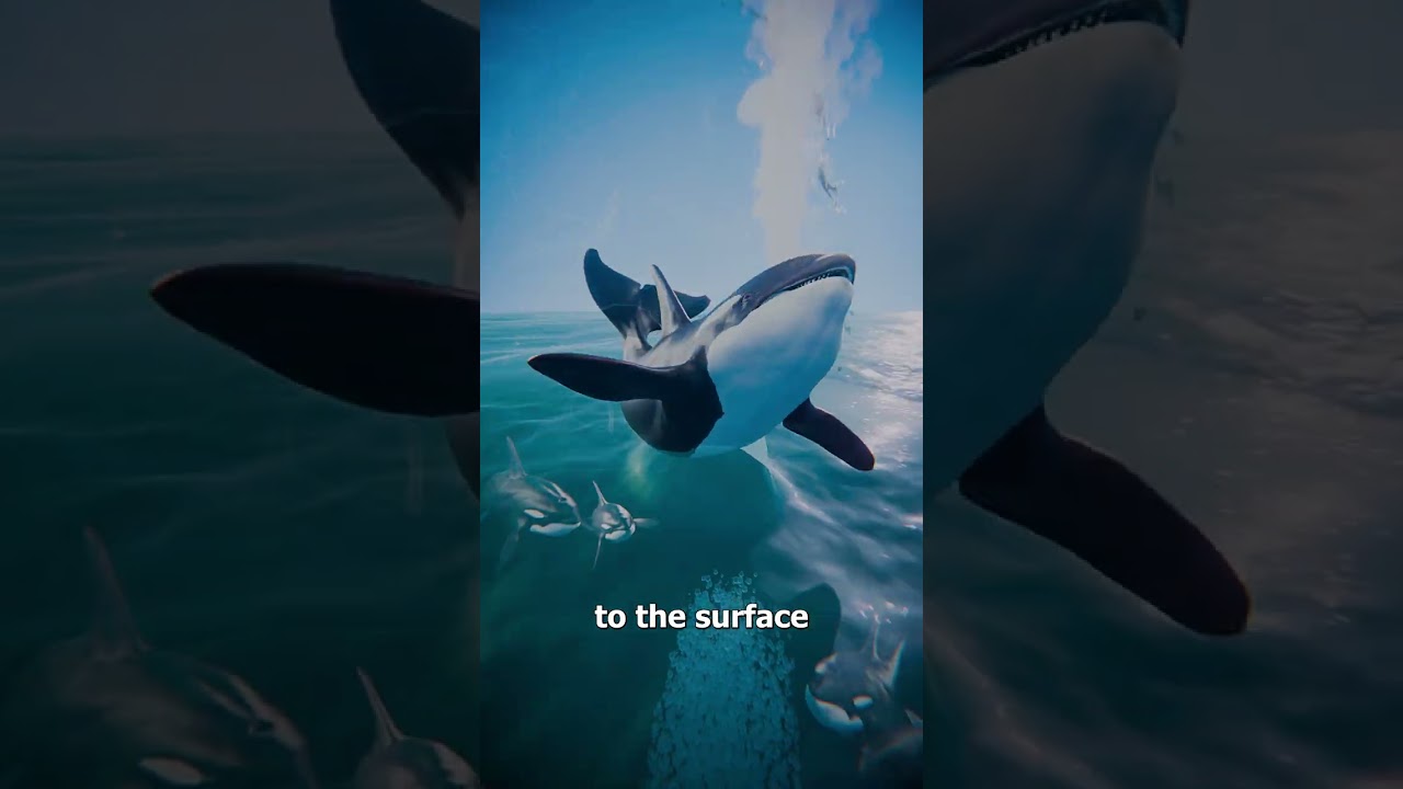 How Orcas Train To Hunt Blue Whales 😮
