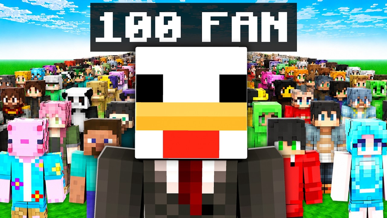 HO INVITATO 100 FAN NEL MIO MONDO - FANCRAFT Ep.15