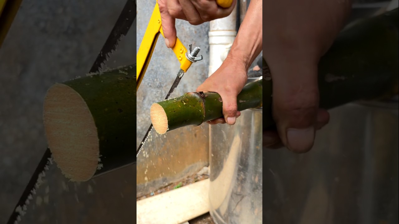 Quick Bamboo Cutting Technique