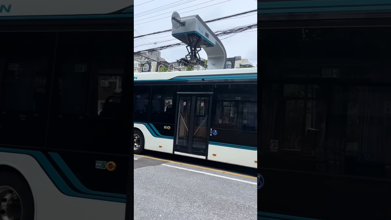 Why China's Electric Buses Use Supercapacitors Instead of Batteries! ⚡#shorts