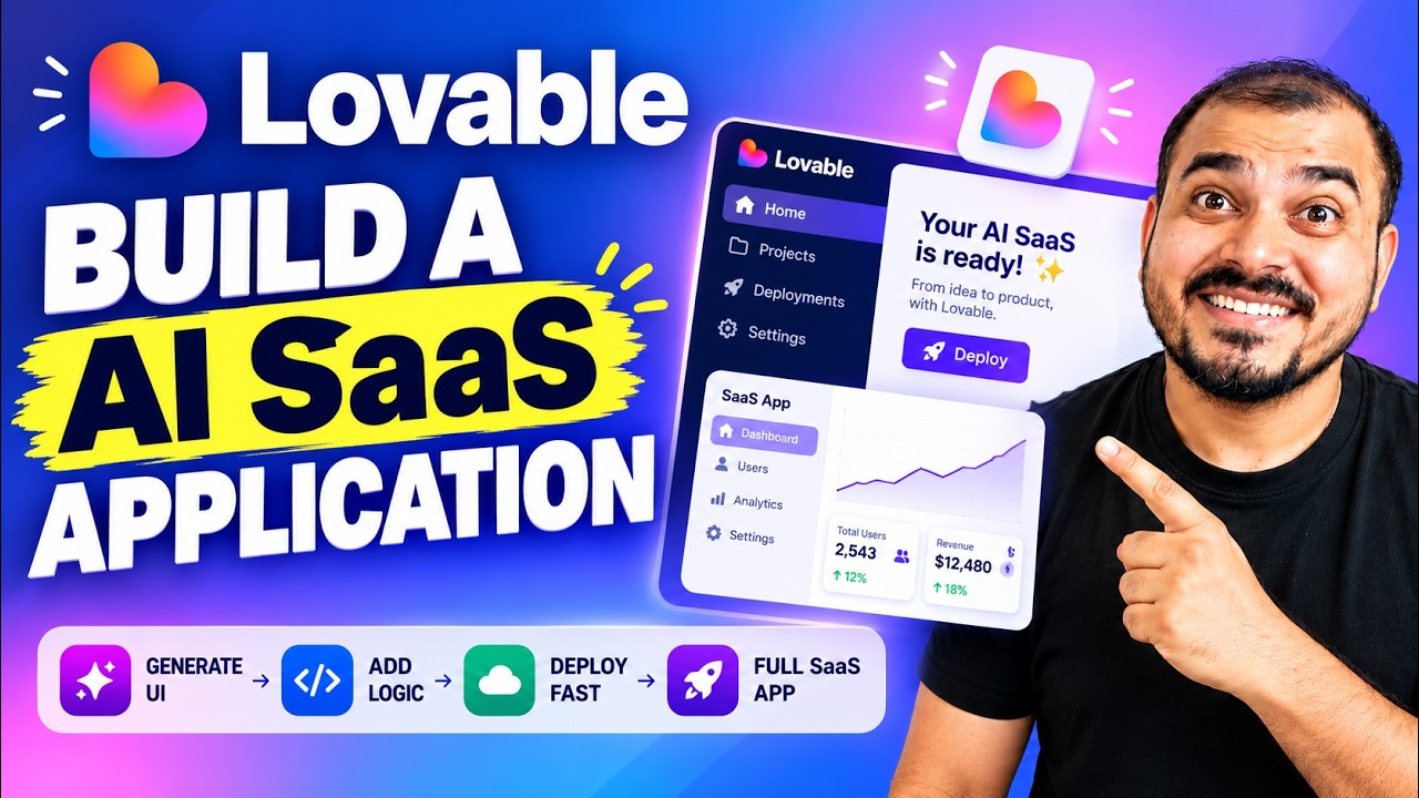 Build a Complete AI SaaS Application with Lovable